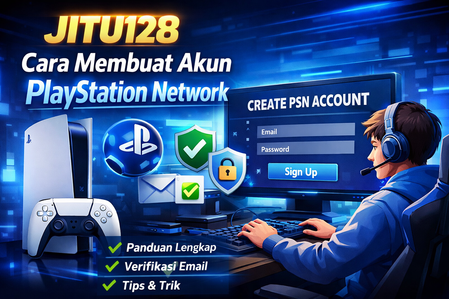 Panduan membuat akun PSN di PS5
